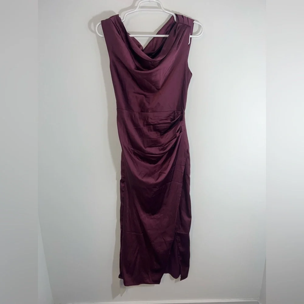 Abercrombie & Fitch NEW Cowl Neck Draped Maxi Dress small